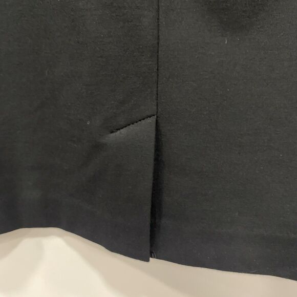 J. JILL XL Black Ponte Pencil Skirt A-Line Knee Length High Waist Stretch Slim - Picture 15 of 15